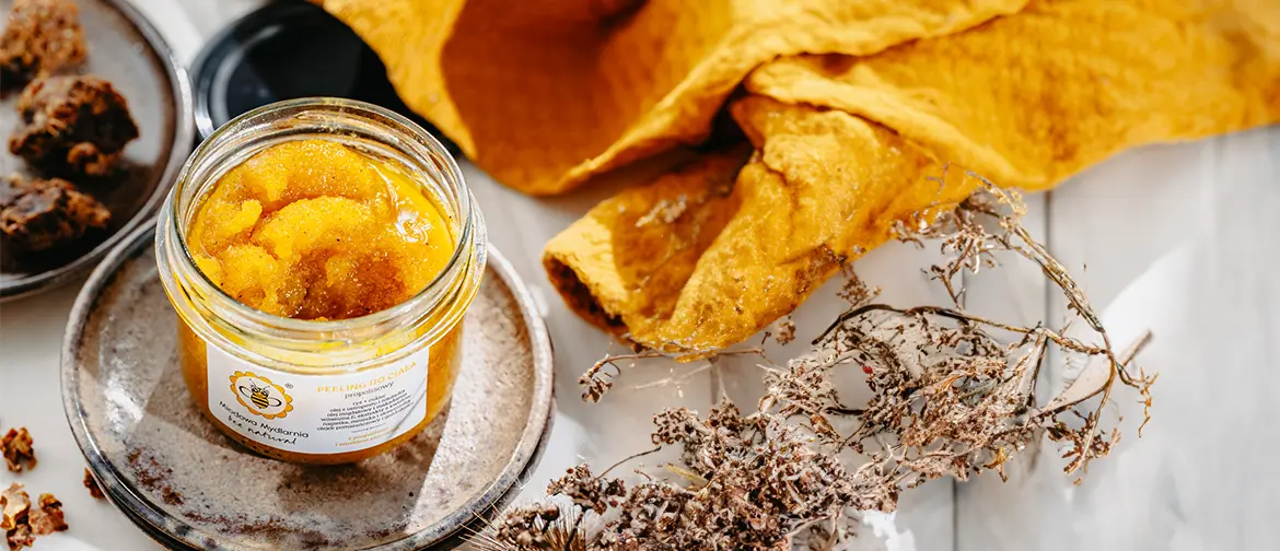 Propolisowy peeling do ciała